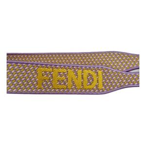 Fendi Lilac and Yellow Strap